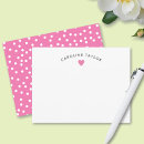 Search for pink note cards Thinking of you