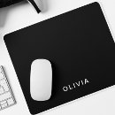 Search for black mouse Initial mouse mat