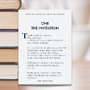 Search for library wedding invitations Bookish
