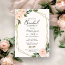 Search for pink and gold tea party invitations Bride