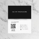 Search for budget business cards Black and white
