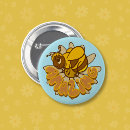 Search for bee cartoon badges Happy