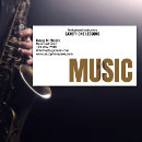 Search for saxophone business cards Instructor