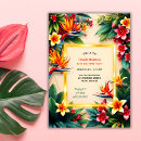 Search for hibiscus birthday invitations Tropical birthday party