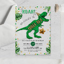 Search for three rex boy invitations Modern