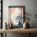 Search for cat zen art Japanese garden