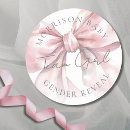 Search for team girl baby shower stickers What will baby be