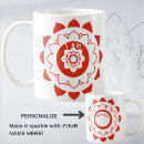 Search for red mandala mugs Spiritual