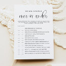 Search for bridal trivia games Bridal shower activities