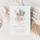 Search for vintage pram baby shower invitations Gender neutral