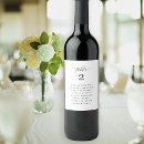 Search for table number wine labels Minimalist