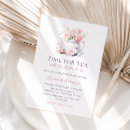 Search for tea time bridal shower invitations Teapot