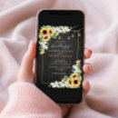 Search for yellow and gray wedding invitations Floral