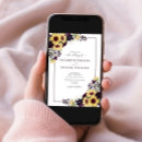 Search for rustic purple sunflower wedding invitations Modern