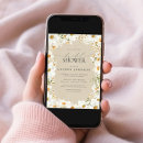 Search for daisy bridal shower invitations Rustic