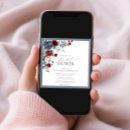 Search for blue red bridal shower invitations Elegant