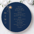 Search for blue and gold wedding menus Calligraphy