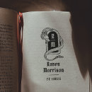 Search for gothic rubber stamps Book lover