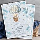 Search for ballons baby shower invitations Bear