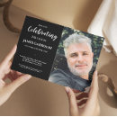 Search for white funeral invitations Modern
