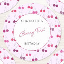 Search for cherry fruit stickers Watercolor