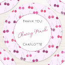 Search for cherry round stickers Thank you cherry much