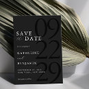Search for black wedding save the dates Modern