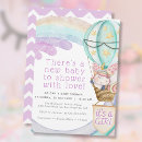Search for rainbow balloons invitations Cute