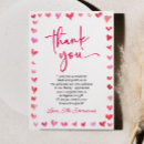 Search for red heart thank you cards Baby shower