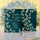 Search for emerald butterfly invitations Mis quince anos