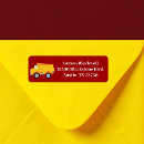 Search for kids boys return address labels Red