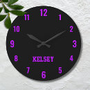 Search for purple neon clocks Contemporary