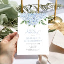 Search for blue hydrangea birthday invitations Flowers