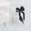 Search for acrylic bridal shower invitations Black