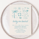 Search for surf baby shower invitations Beach