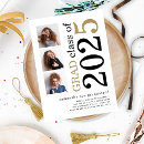 Search for black and white graduation invitations Multi photo