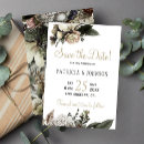 Search for winter wedding save the dates Floral