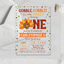 Search for november birthday invitations Turning one