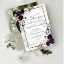 Search for plum and gold wedding invitations Elegant