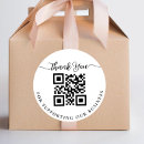 Search for thanks for your support stickers Black and white
