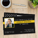 Search for emergency services business cards Emt