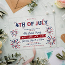 Search for independence day invitations Summer party