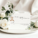 Search for bear rsvp cards Watercolor