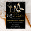 Search for 52nd birthday invitations For her