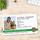 Search for military business cards Police