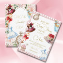 Search for alice in wonderland baby shower invitations Dont be late