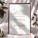 Search for rose gold foil wedding signs Elegant