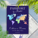 Search for passport birthday invitations Destination