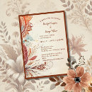 Search for natural wedding invitations Boho chic