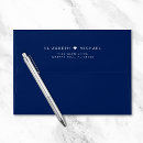 Search for navy blue wedding envelopes Minimal